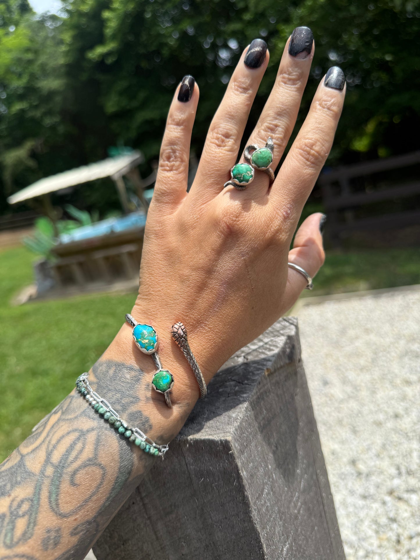 Sonoran snake cuff (made to order)