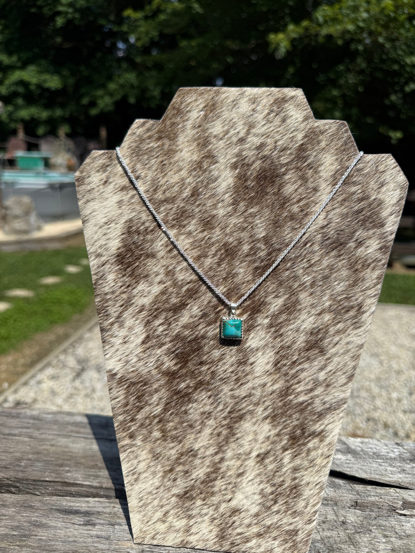 Dainty turquoise necklace (made to order)