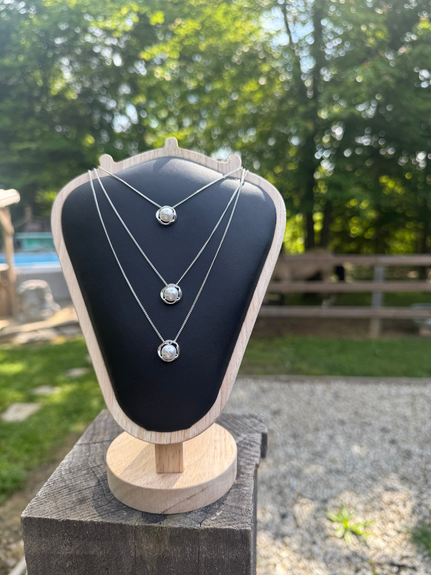 Pearl stacker necklaces (individual)