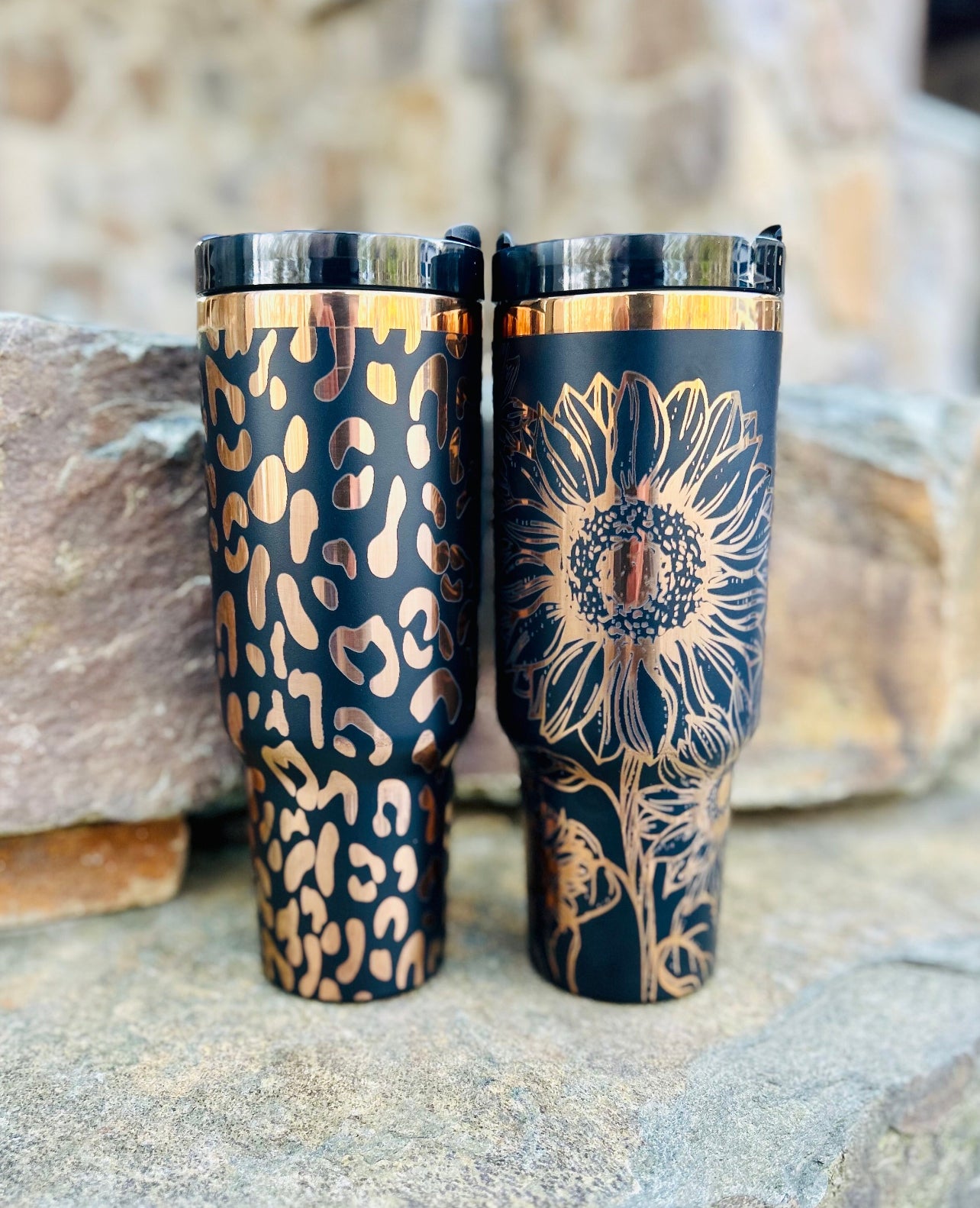 Copper Engraved Tumblers-40oz