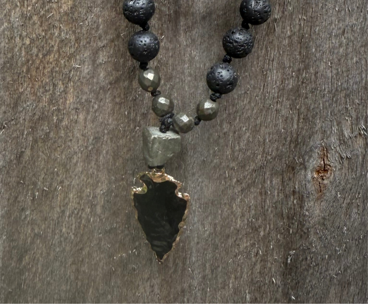 Arrowhead beaded necklace