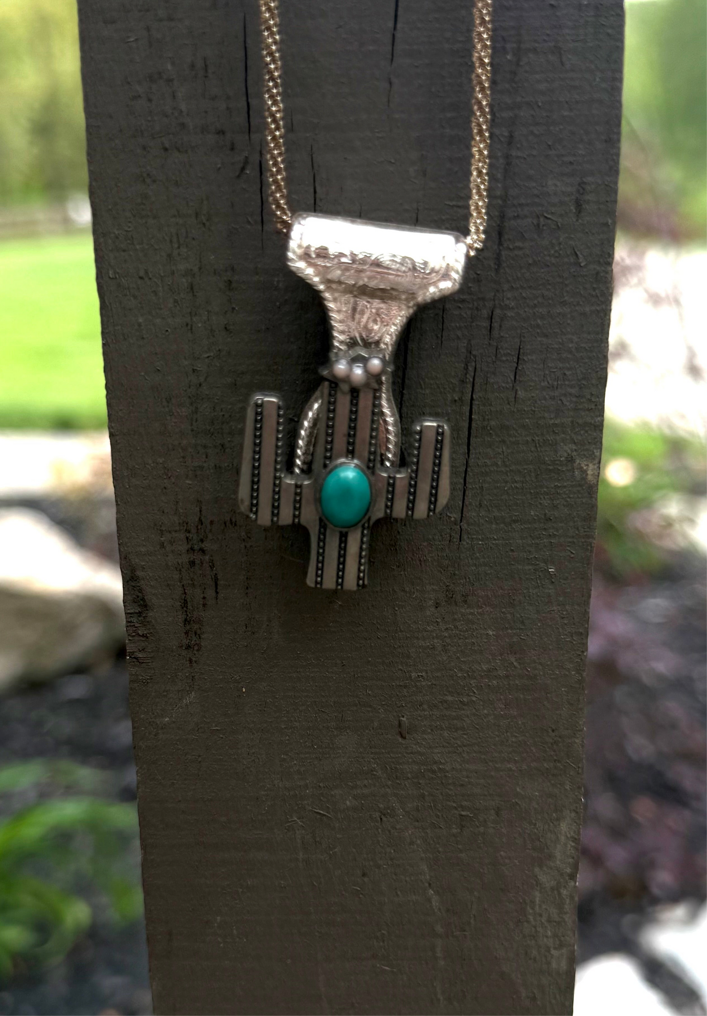 Cactus necklace