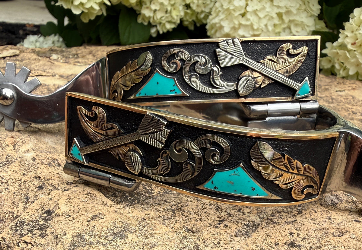 Rustic Arrow Spurs (made to order)