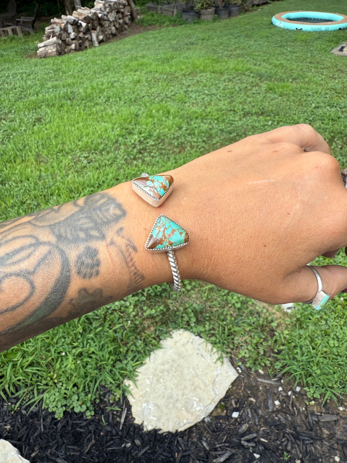 Kings Manassa turquoise cuff