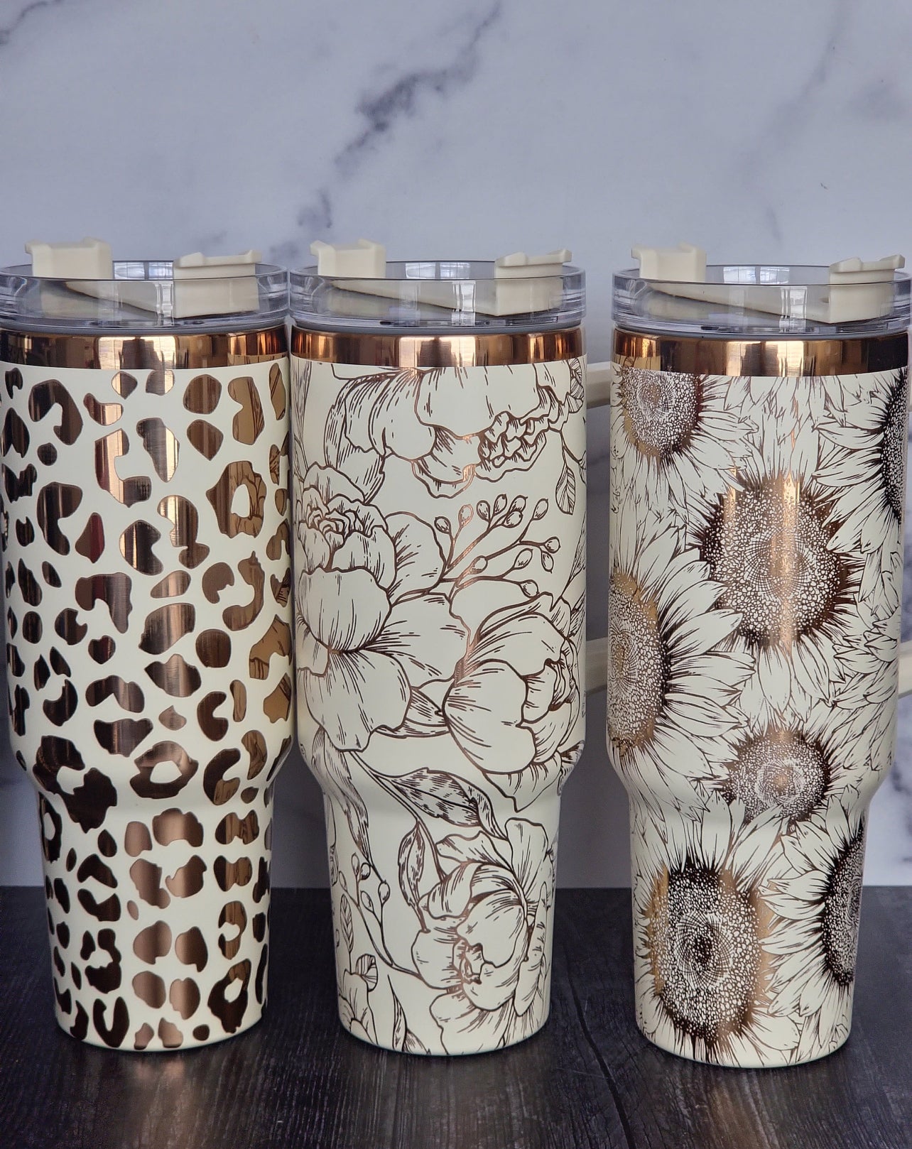 Copper Engraved Tumblers-40oz