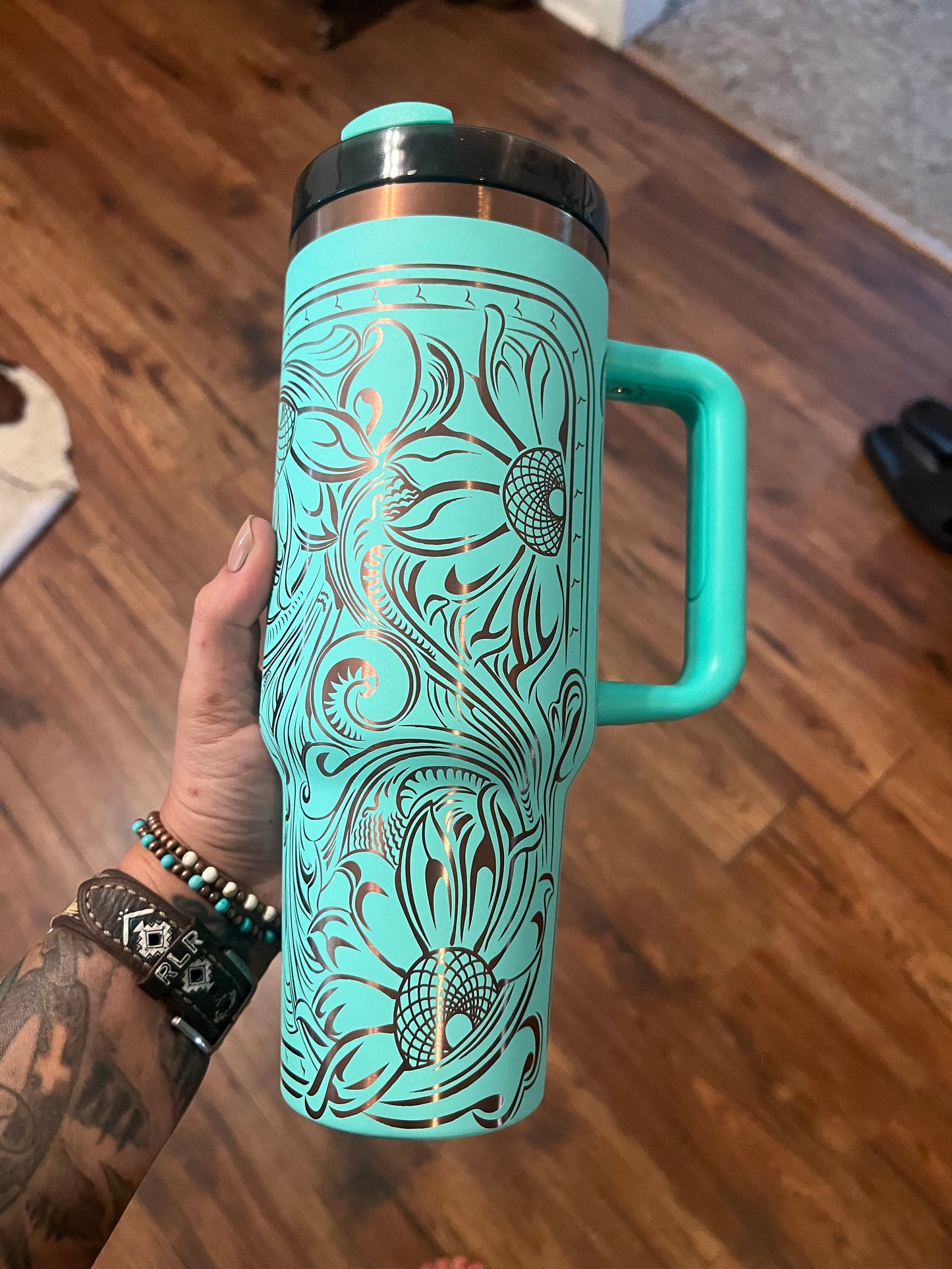 Copper Engraved Tumblers-40oz