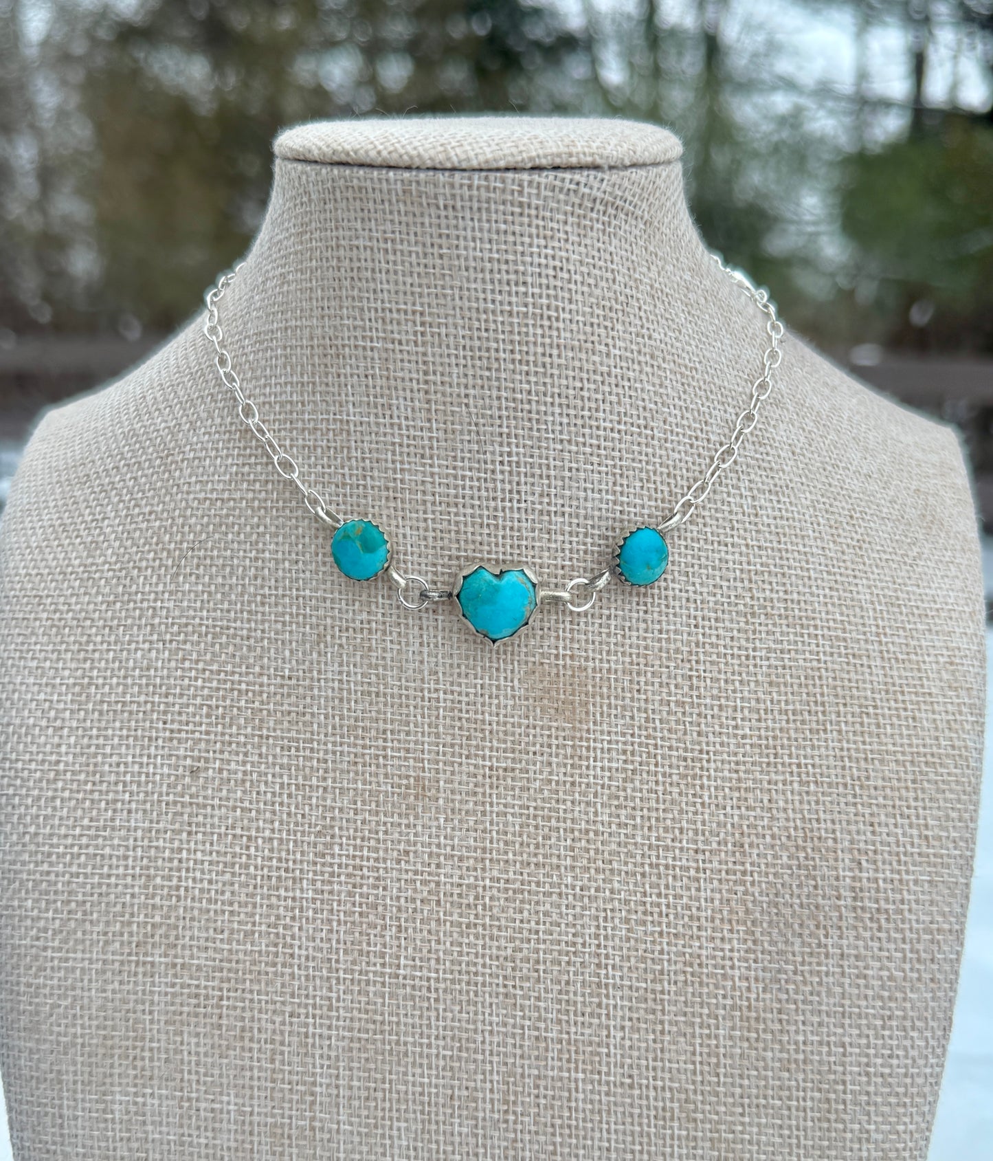 Heart choker adjustable (made to order)
