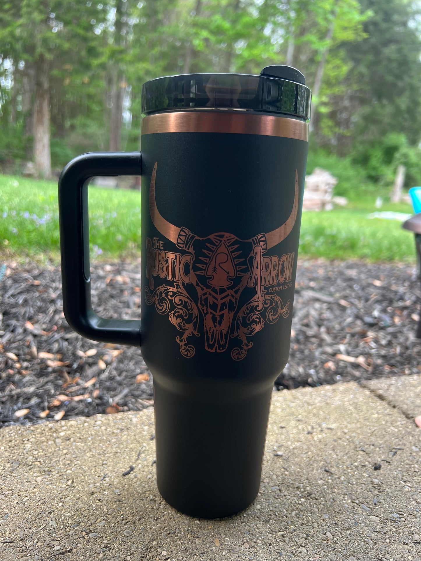Copper Engraved Tumblers-40oz