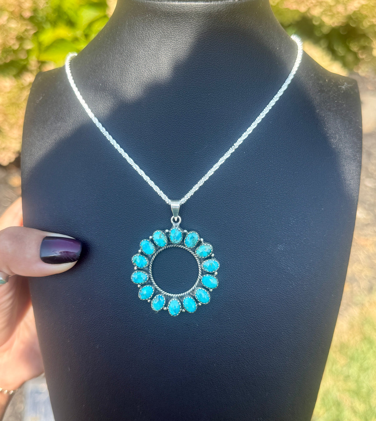Turquoise pendant (made to order)