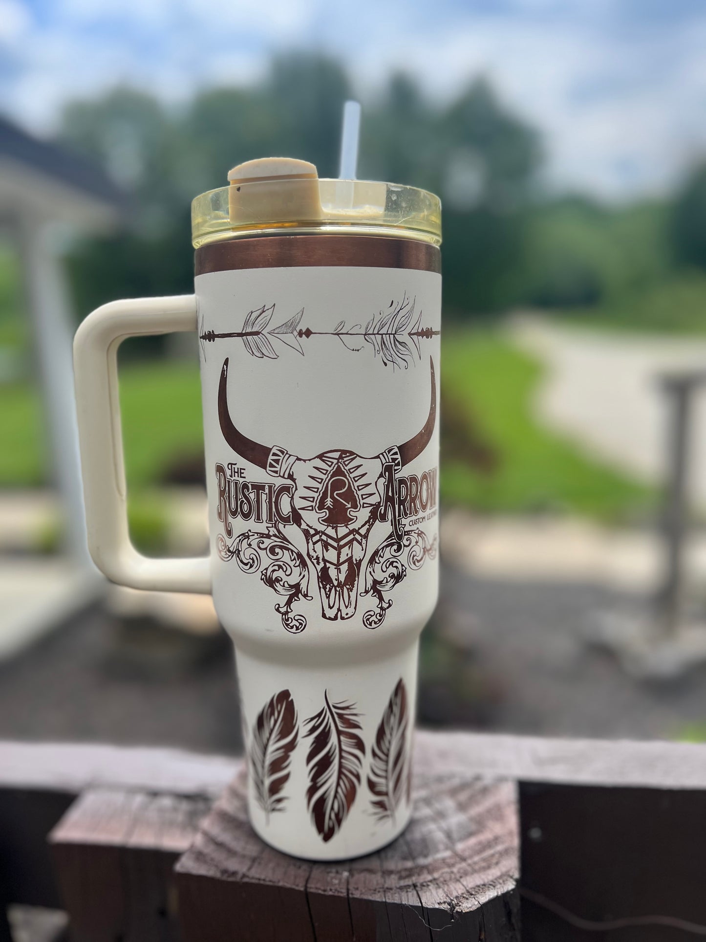 Copper Engraved Tumblers-40oz