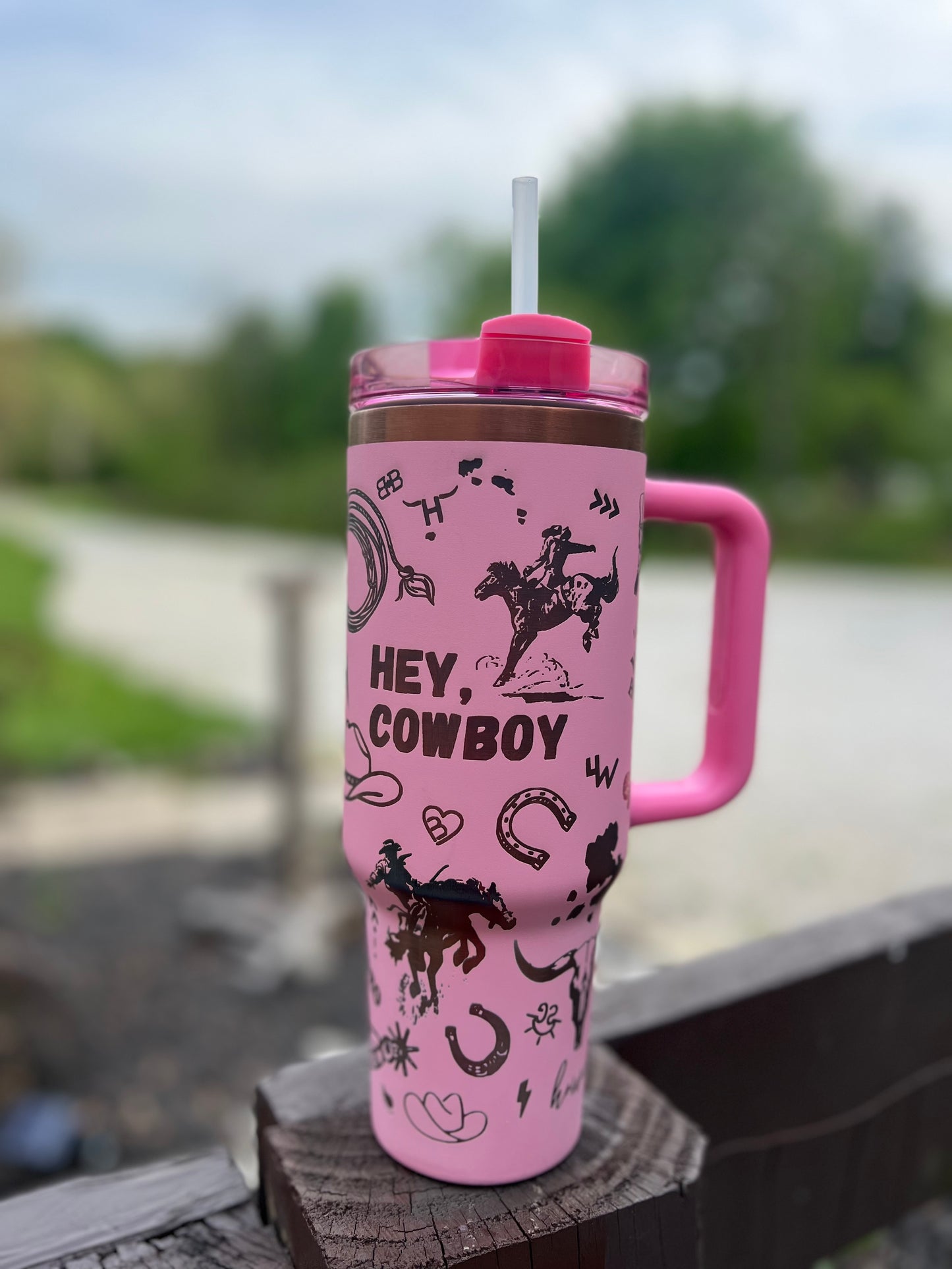 Copper Engraved Tumblers-40oz