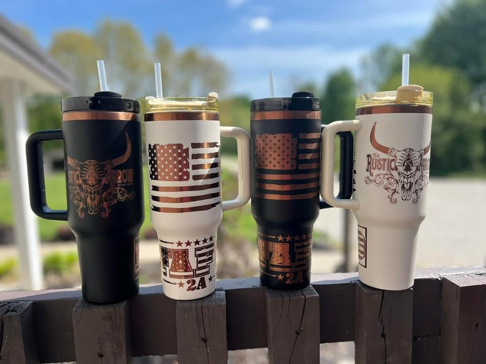 Copper Engraved Tumblers-40oz