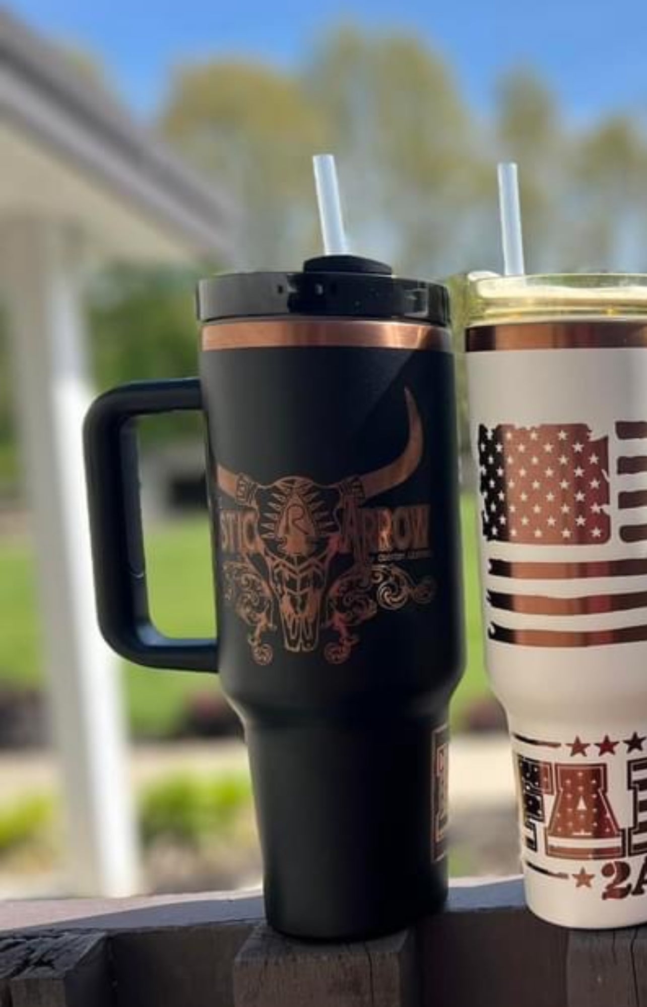 Copper Engraved Tumblers-40oz