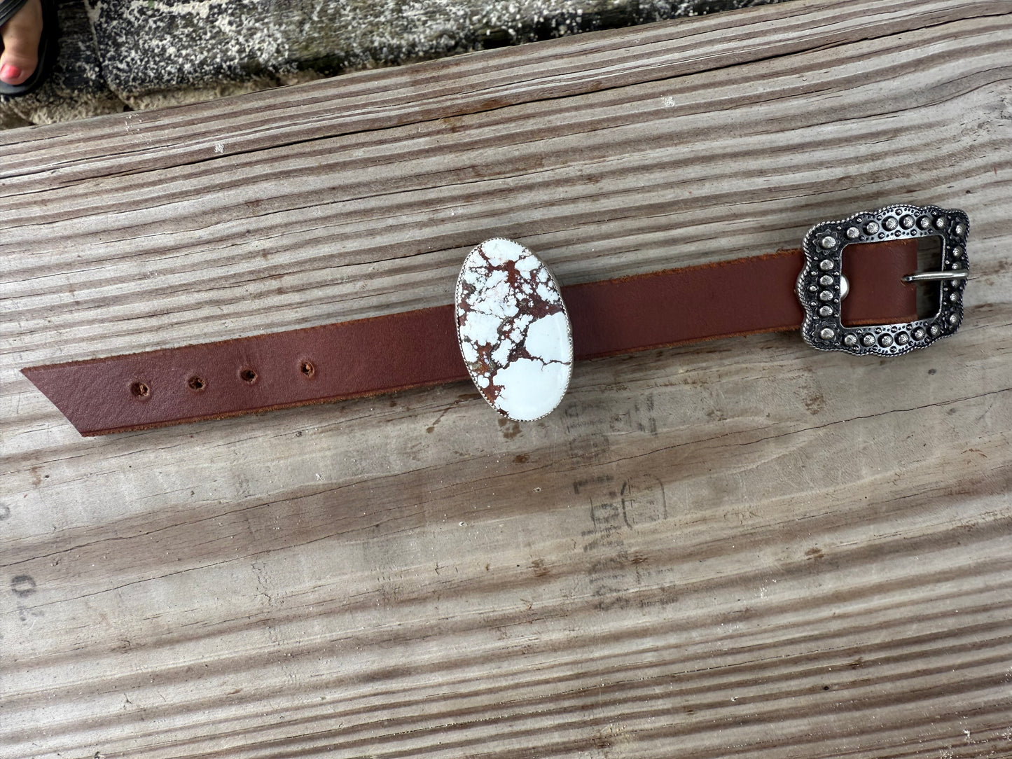 Wild horse leather bracelet