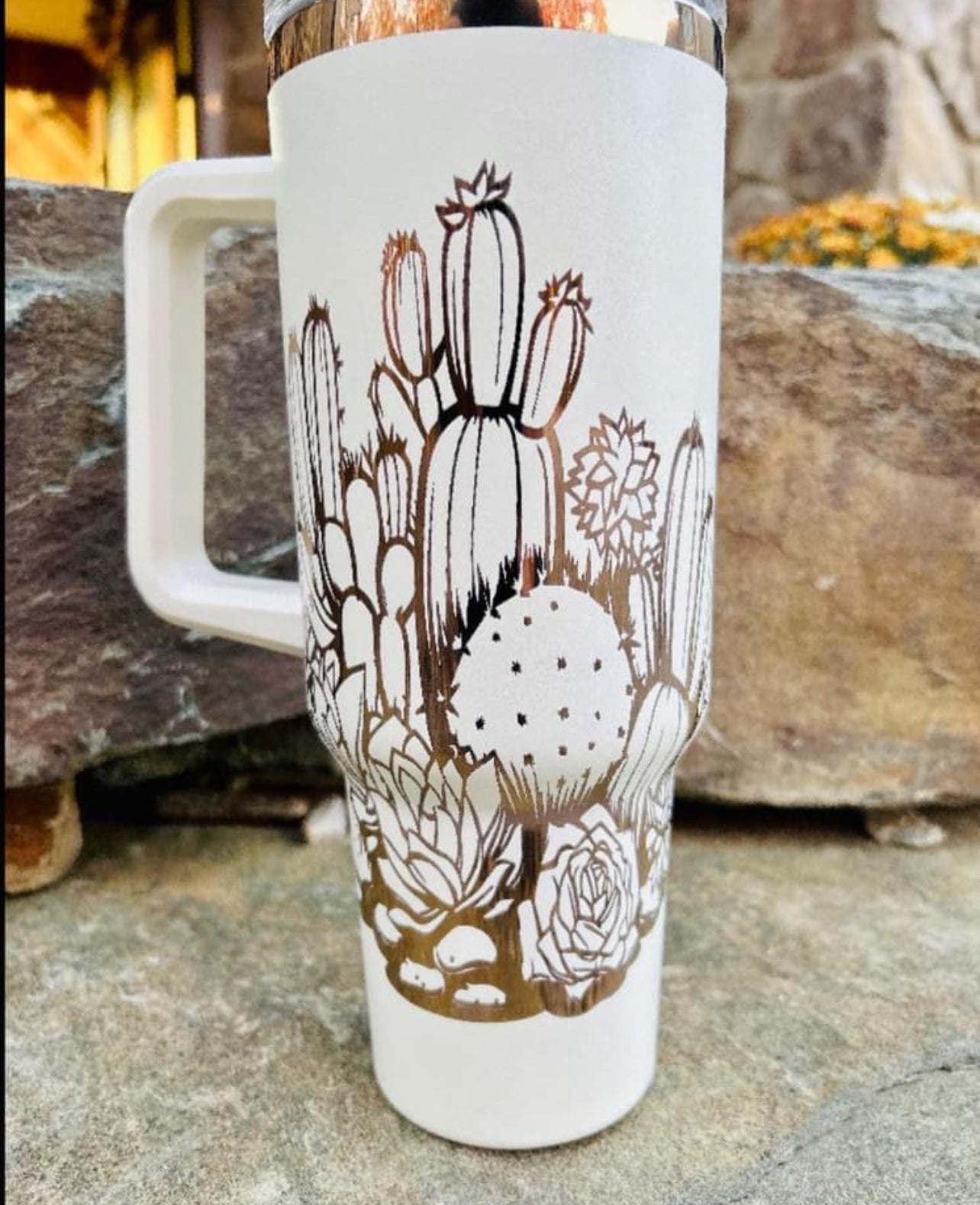 Copper Engraved Tumblers-40oz