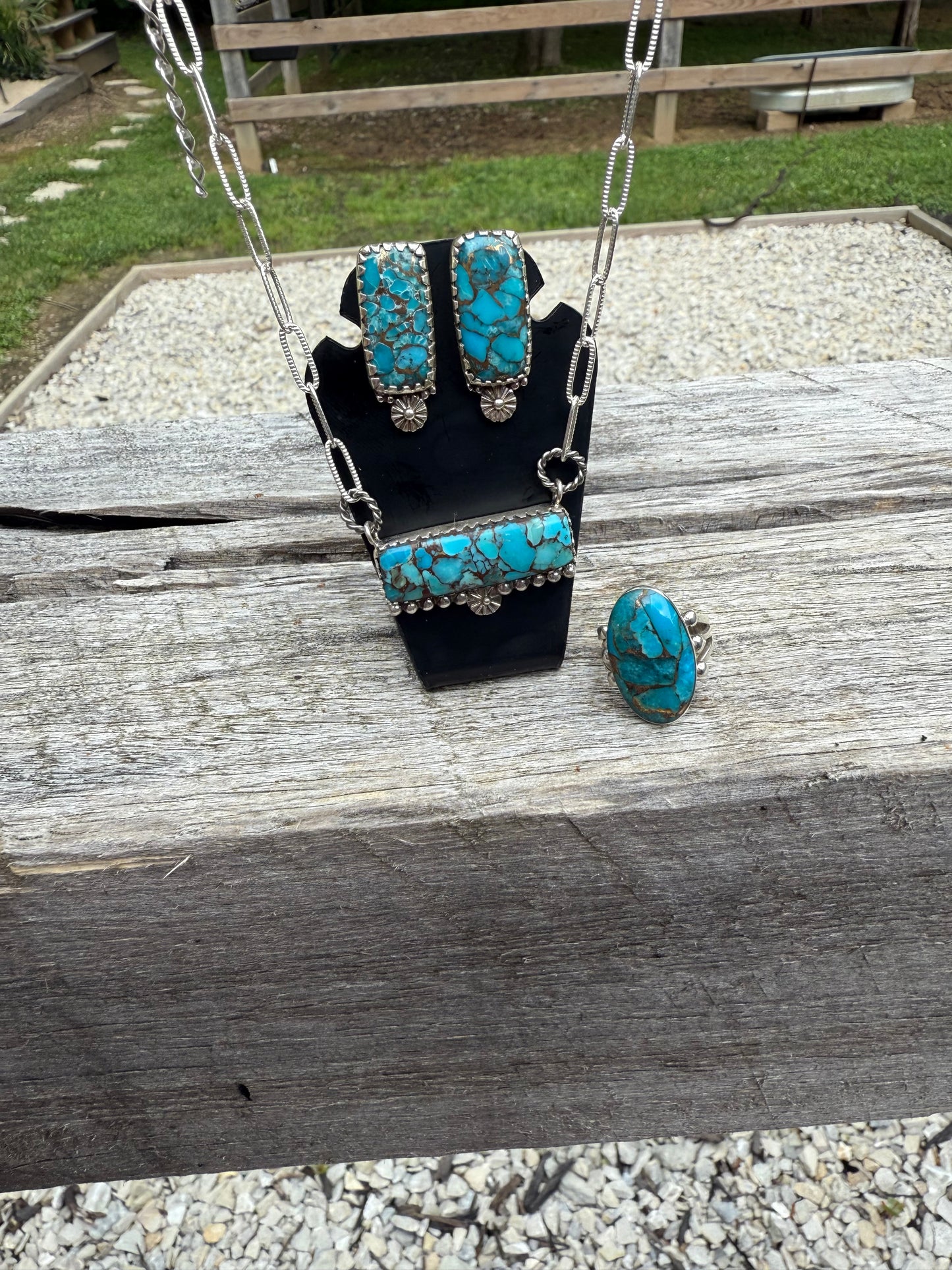 Turquoise ring, size 6