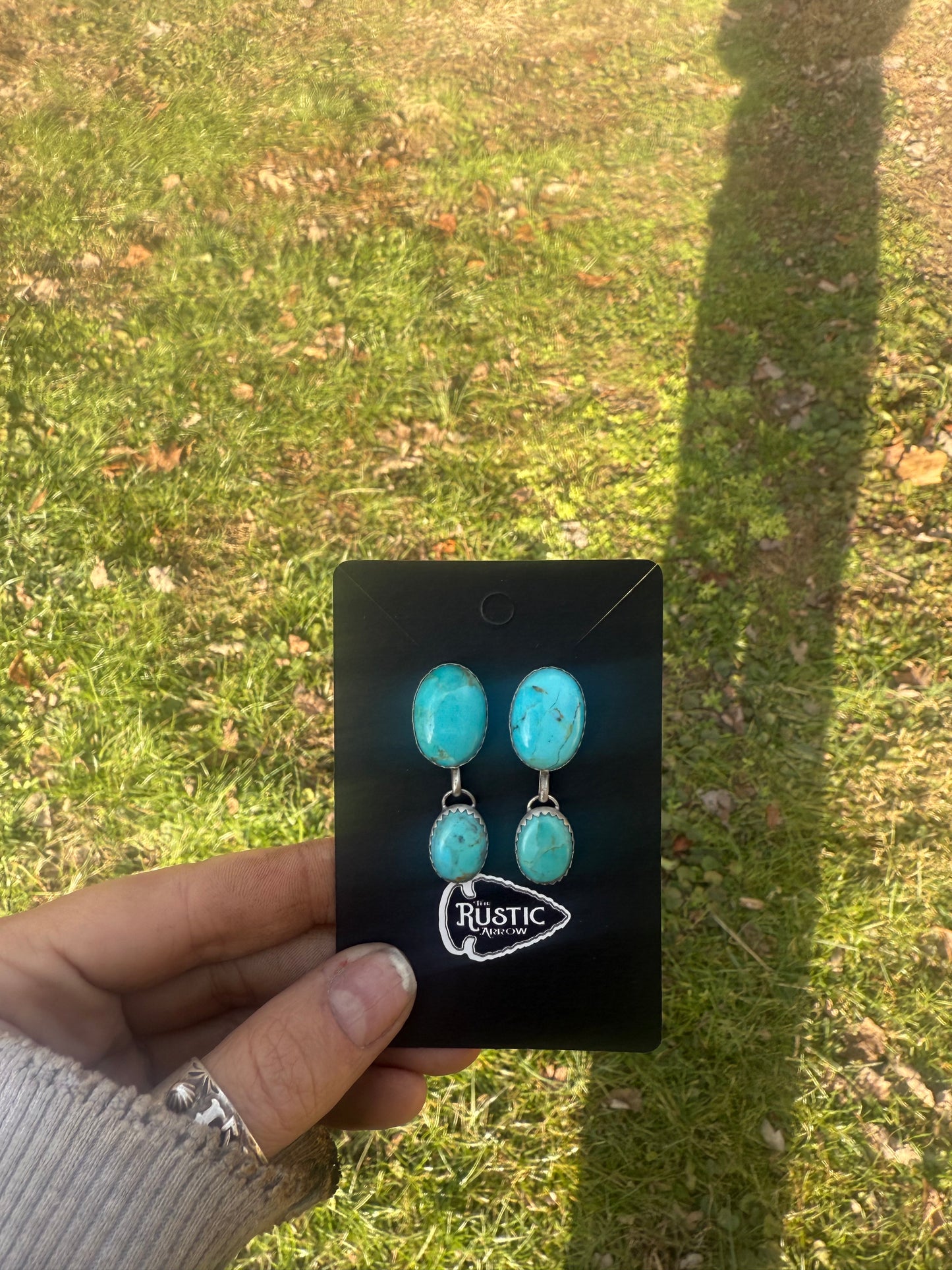 Turquoise earrings (made to order)