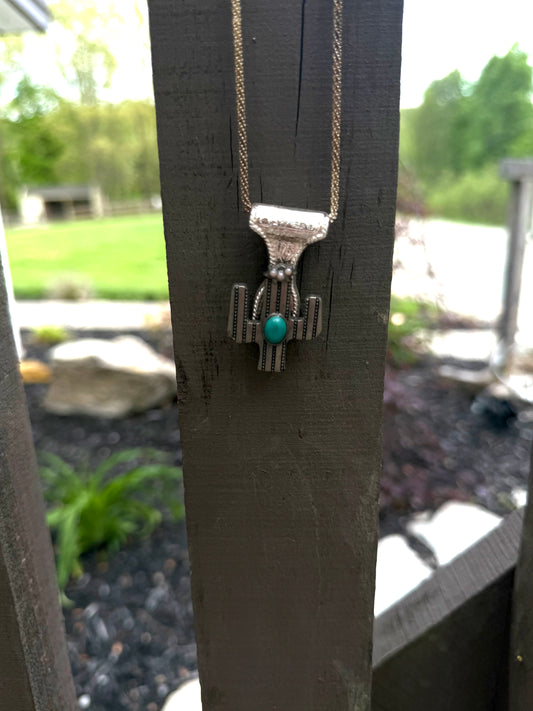 Cactus necklace