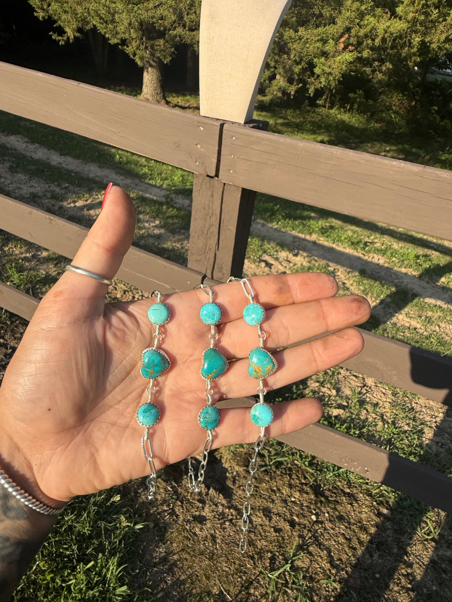 Heart choker adjustable (made to order)