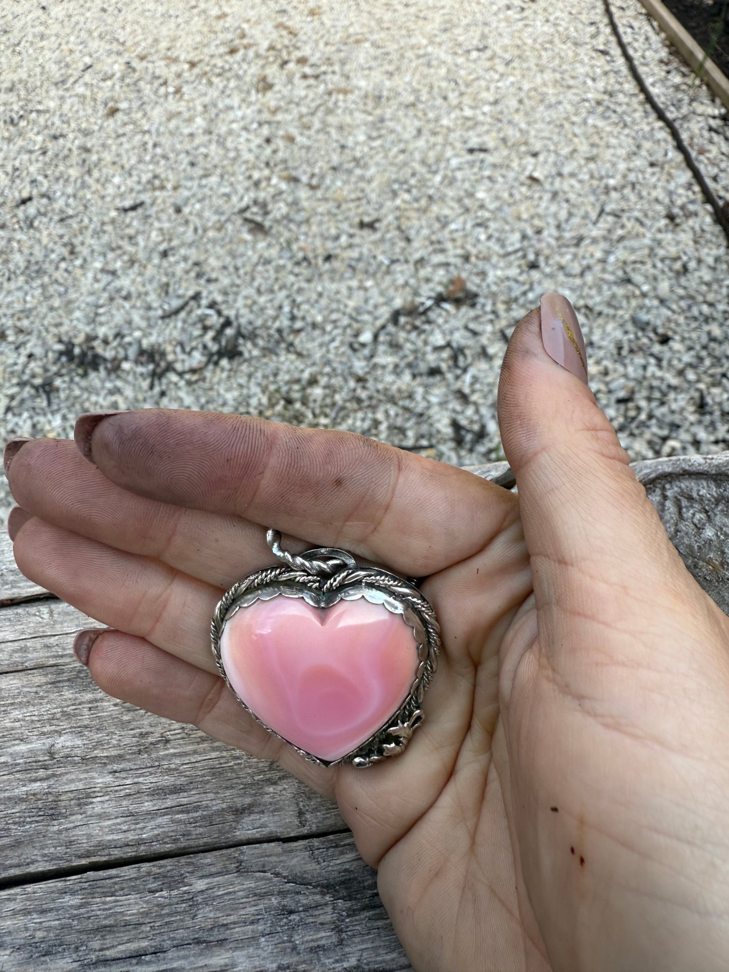 Heart pendant (large) made to order