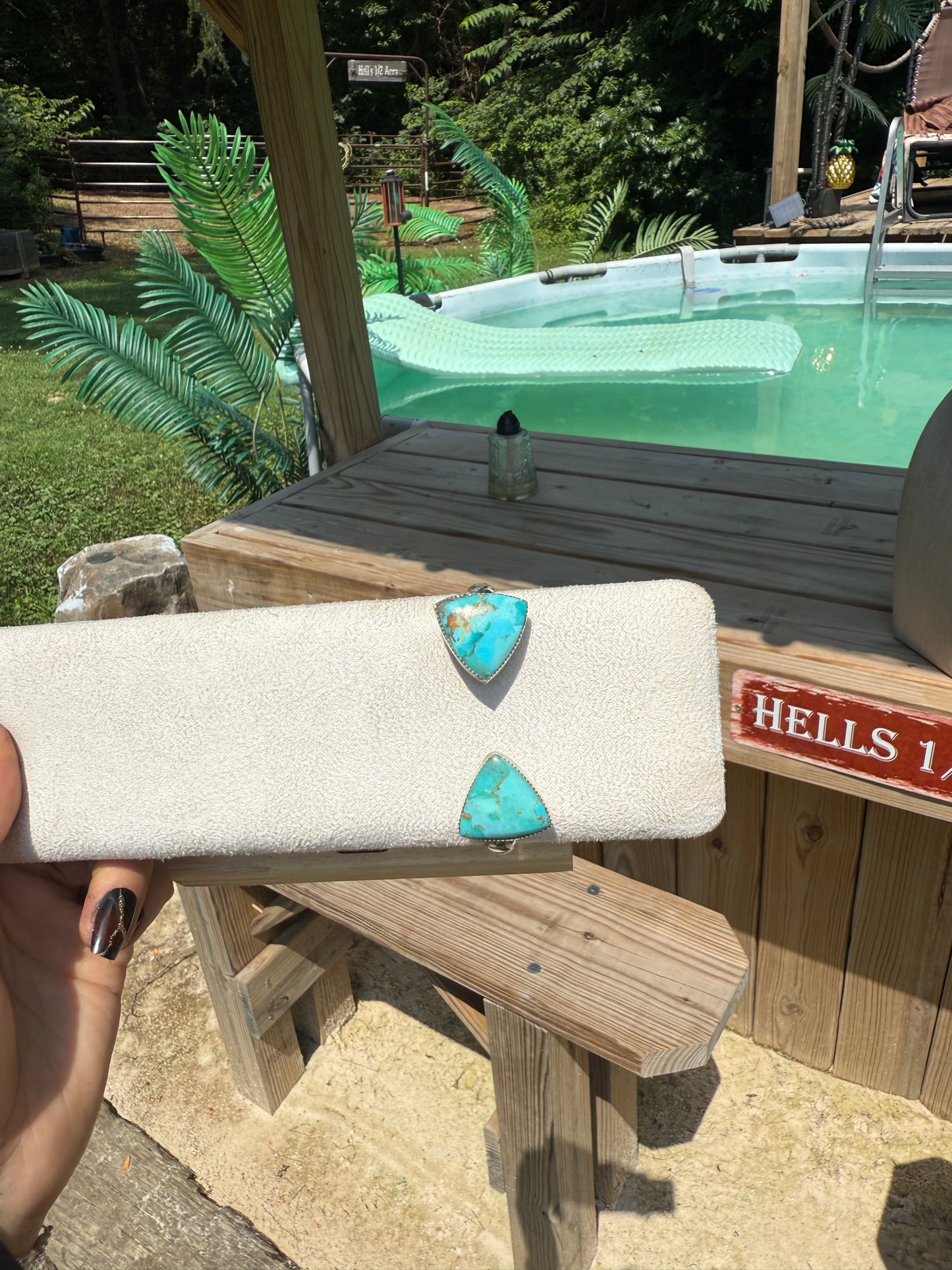 Turquoise cuff (smaller to medium wrist) made to order