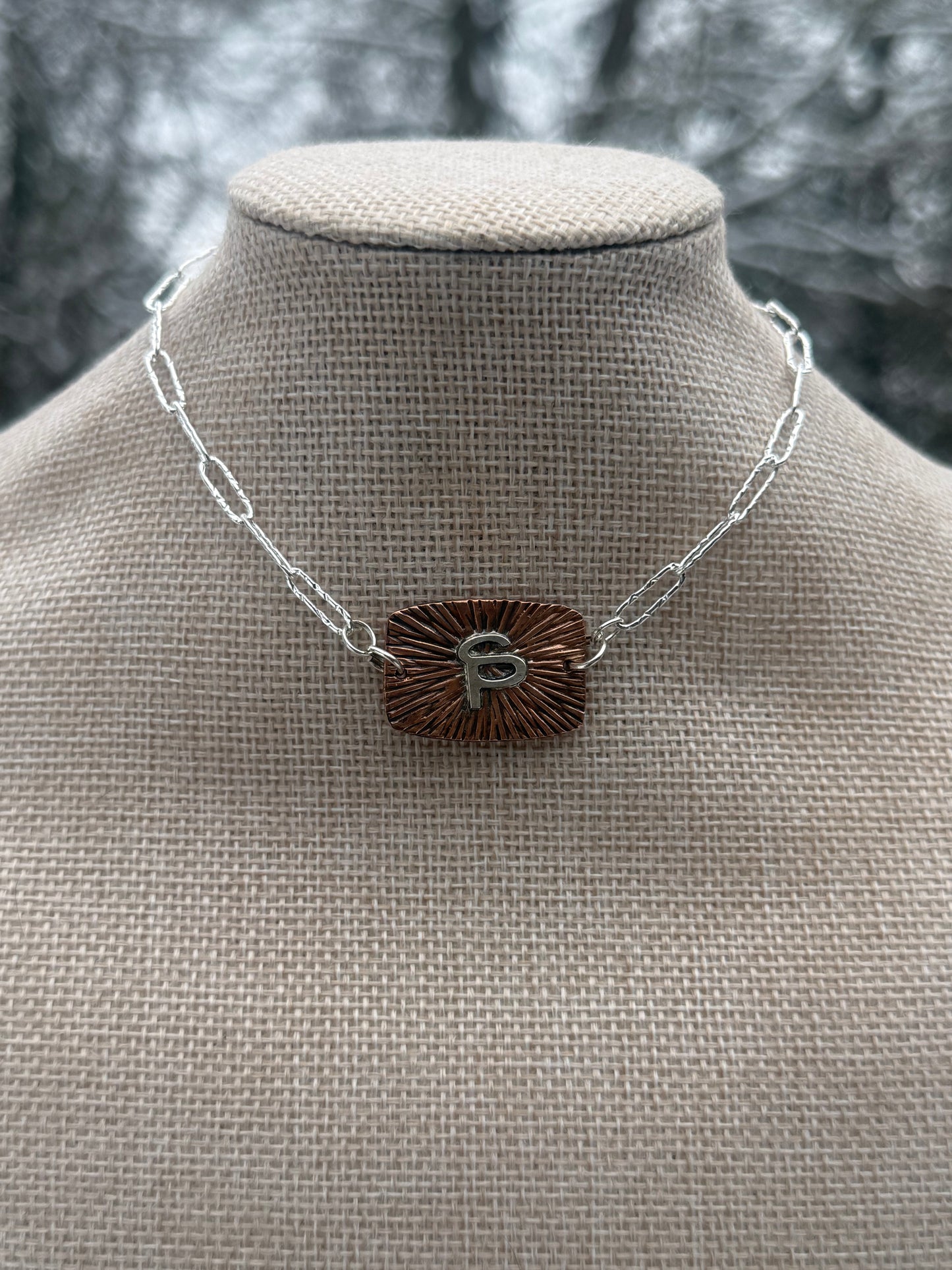 Custom copper brand choker (made to order)