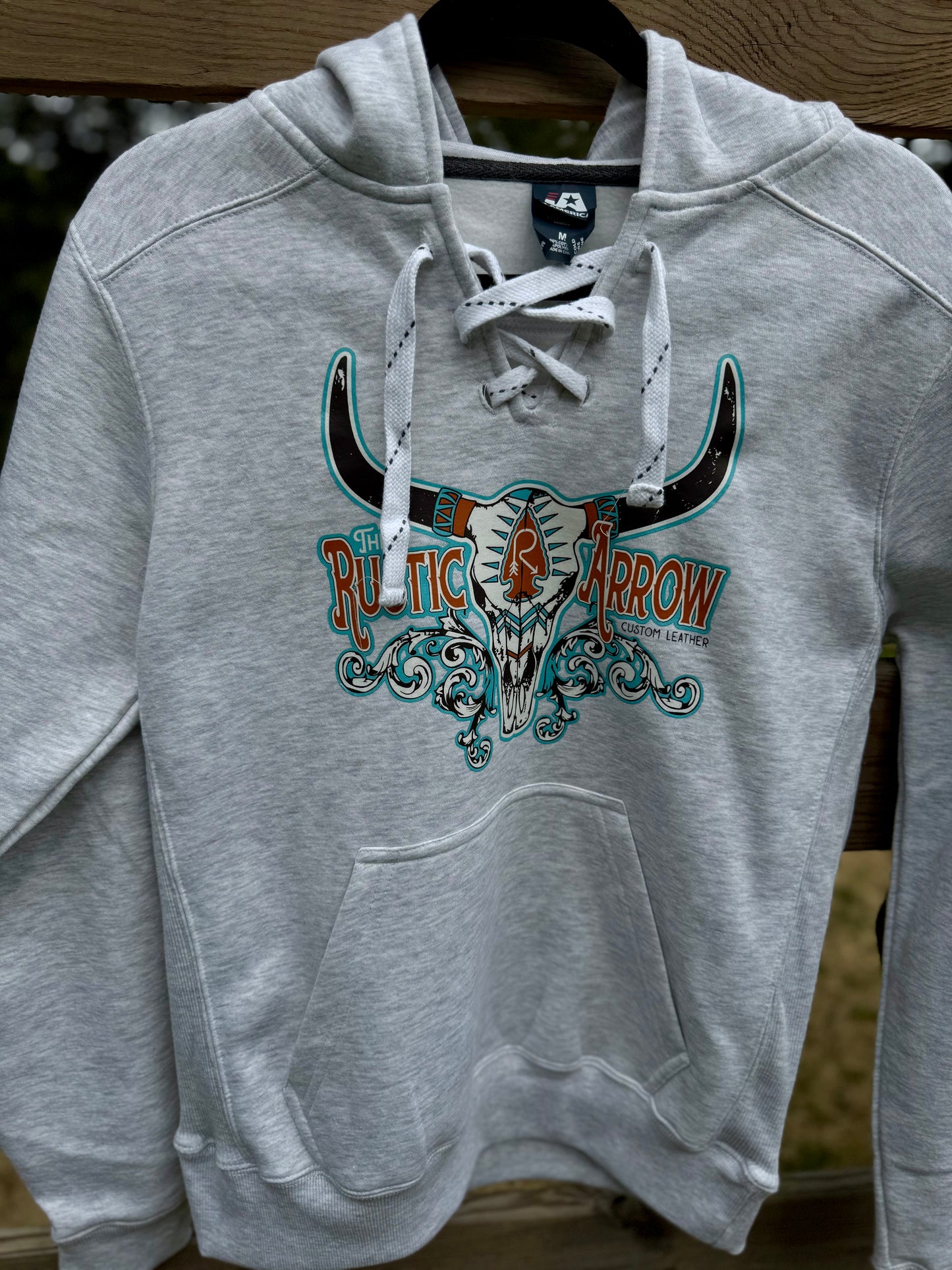 Lace up hoodies
