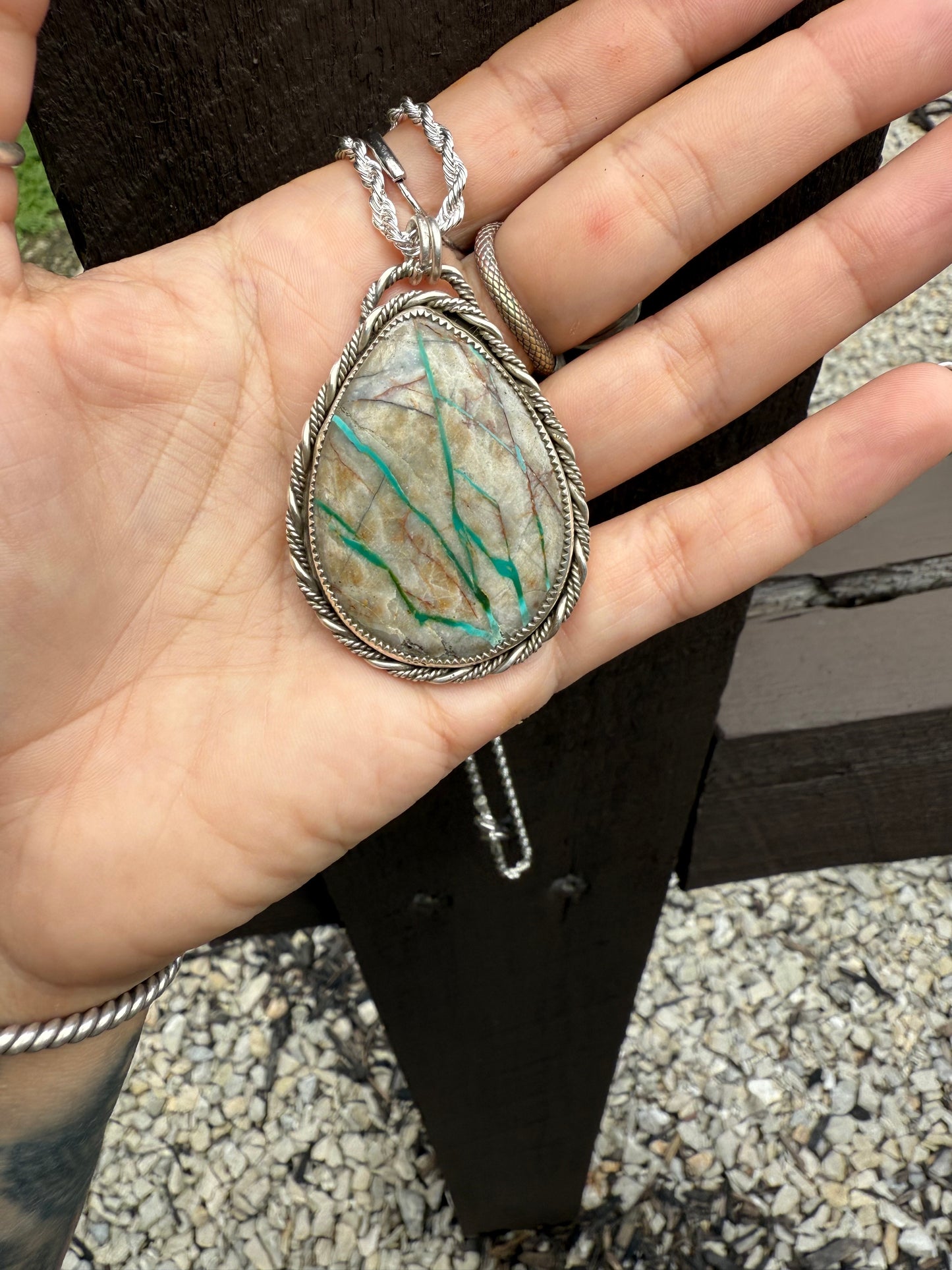 RARE Royston Ribbon pendant