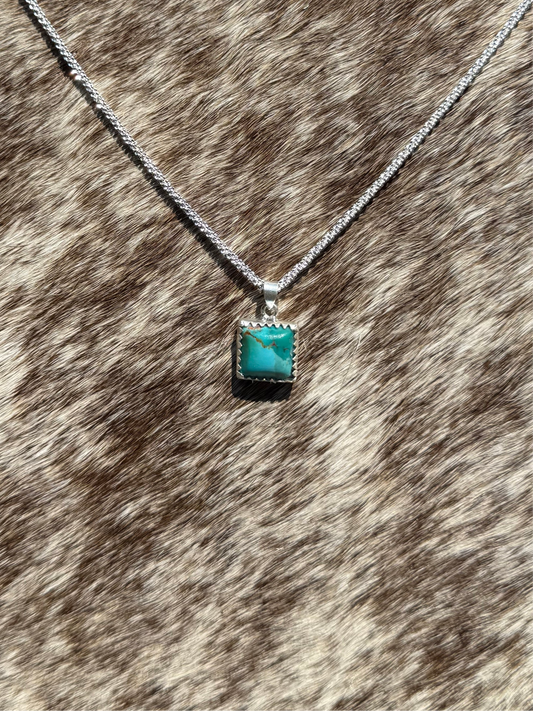 Dainty turquoise necklace (made to order)
