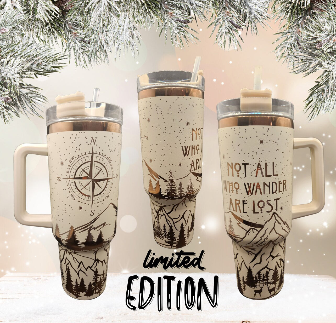 Copper Engraved Tumblers-40oz