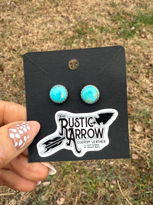 Flat back stud earrings (made to order)