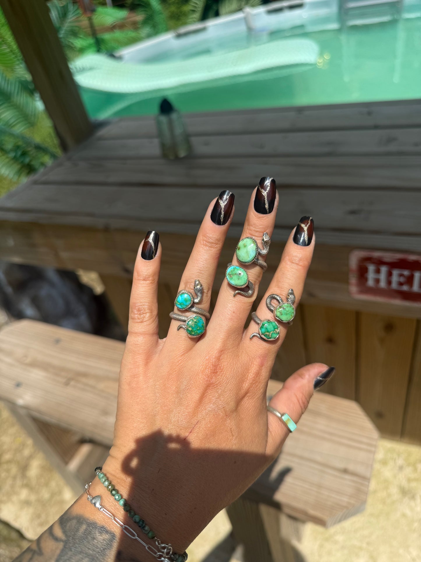 Sonoran snake cuff (made to order)