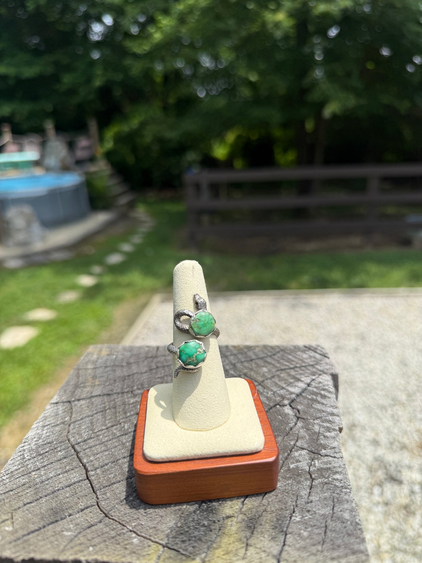 Sonoran snake ring (made to order)