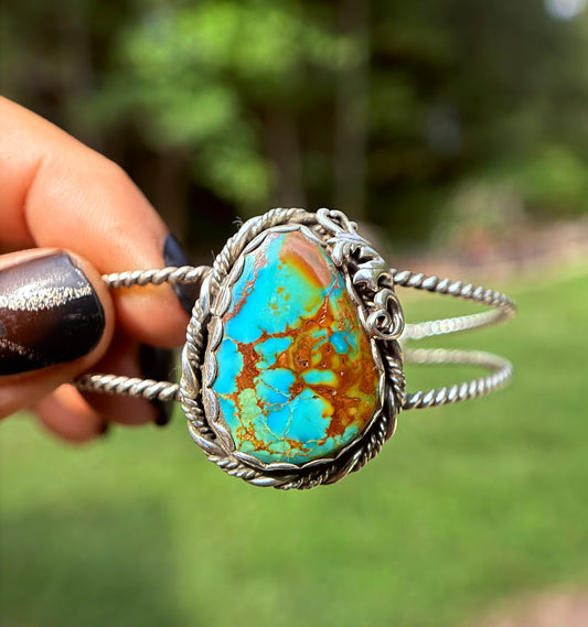 Pilot mountain turquoise cuff