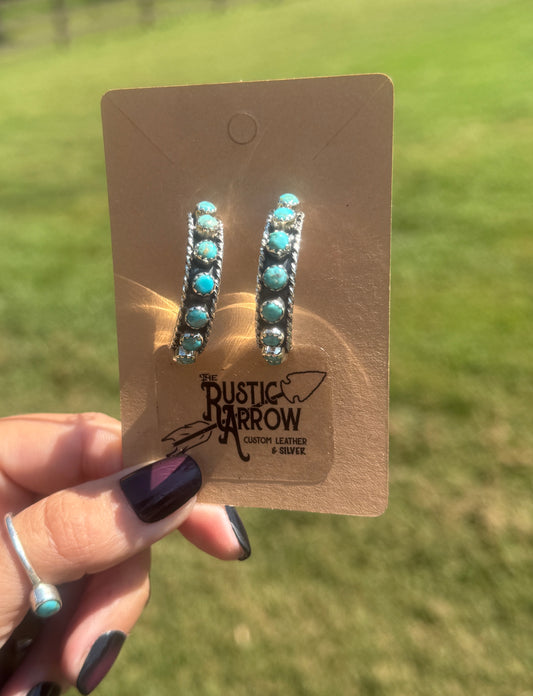 Earrings 1/2 hoops (made to order)