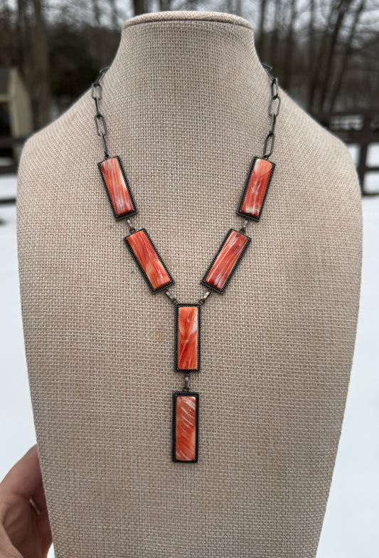 Spiny statement necklace