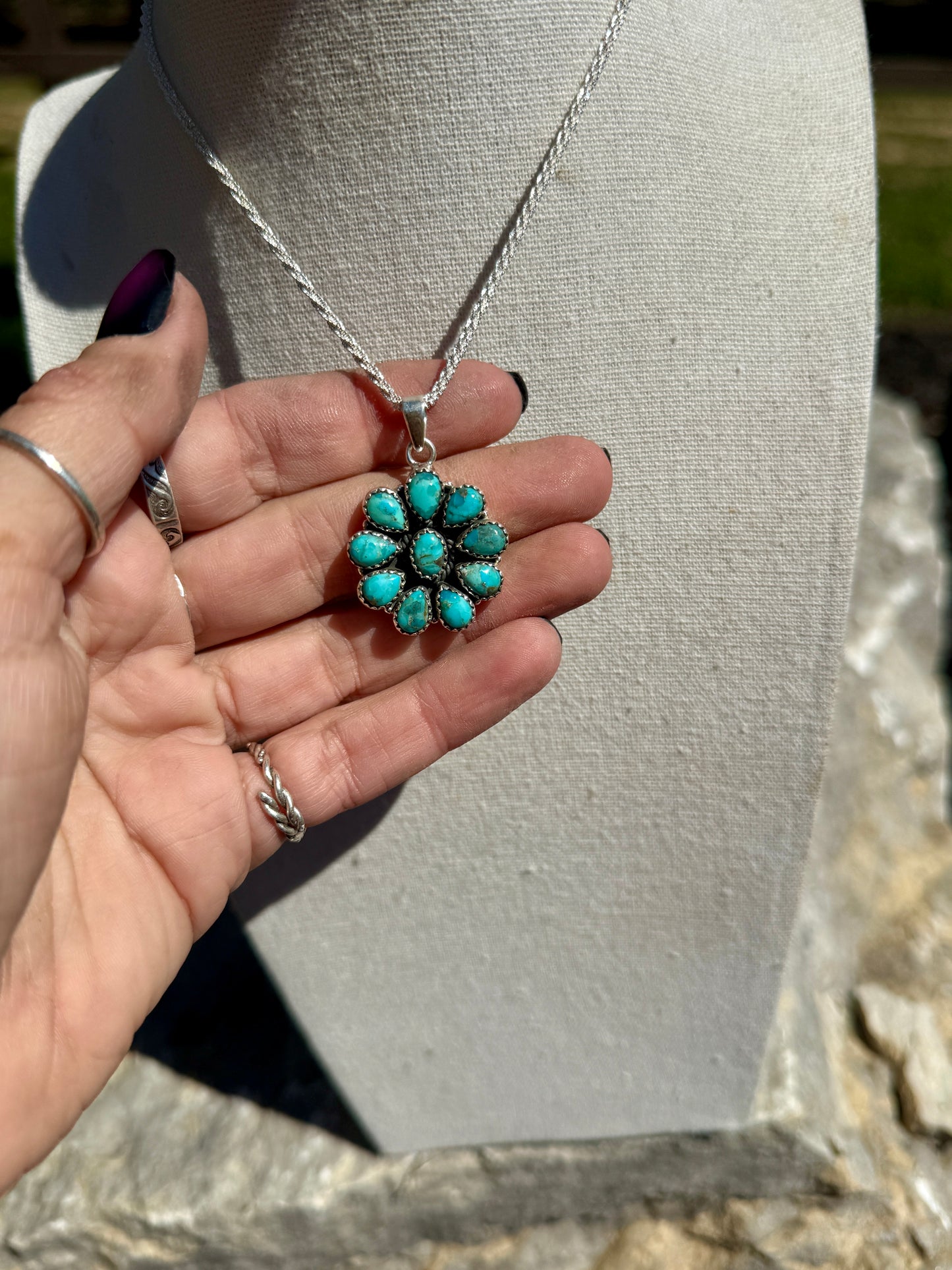 Turquoise necklace (made to order)