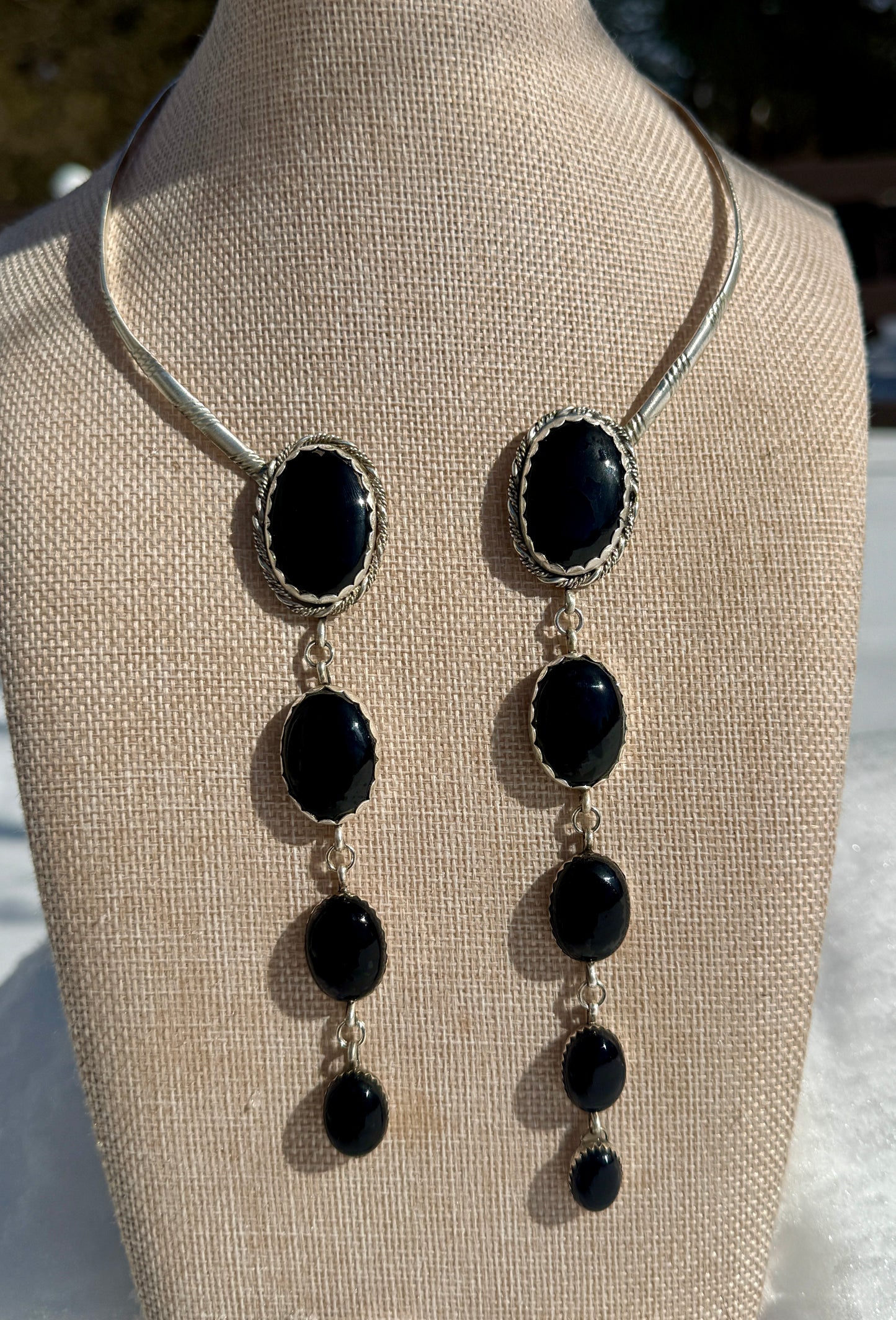 Cascading waterfalls-black onyx