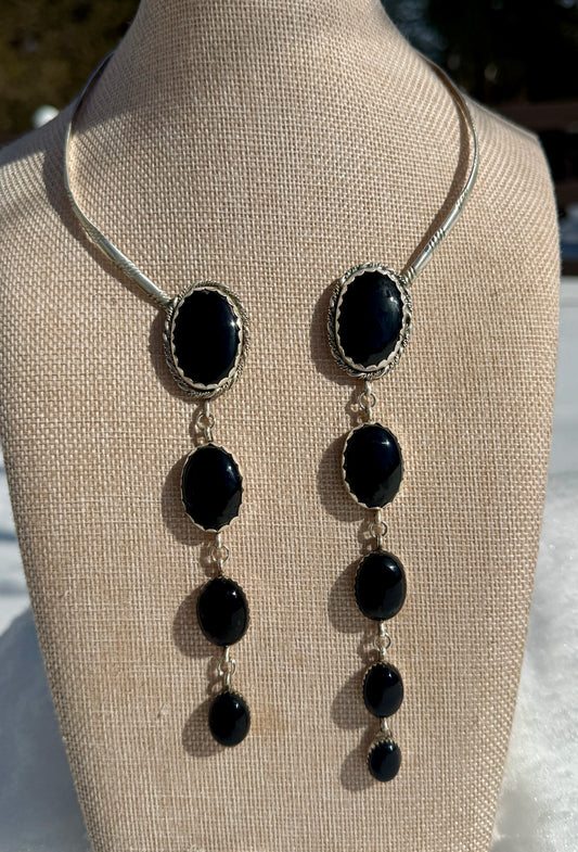 Cascading waterfalls-black onyx