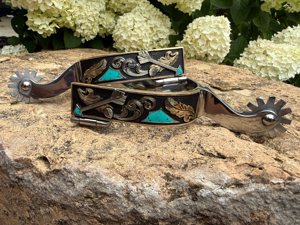 Rustic Arrow Spurs (made to order)