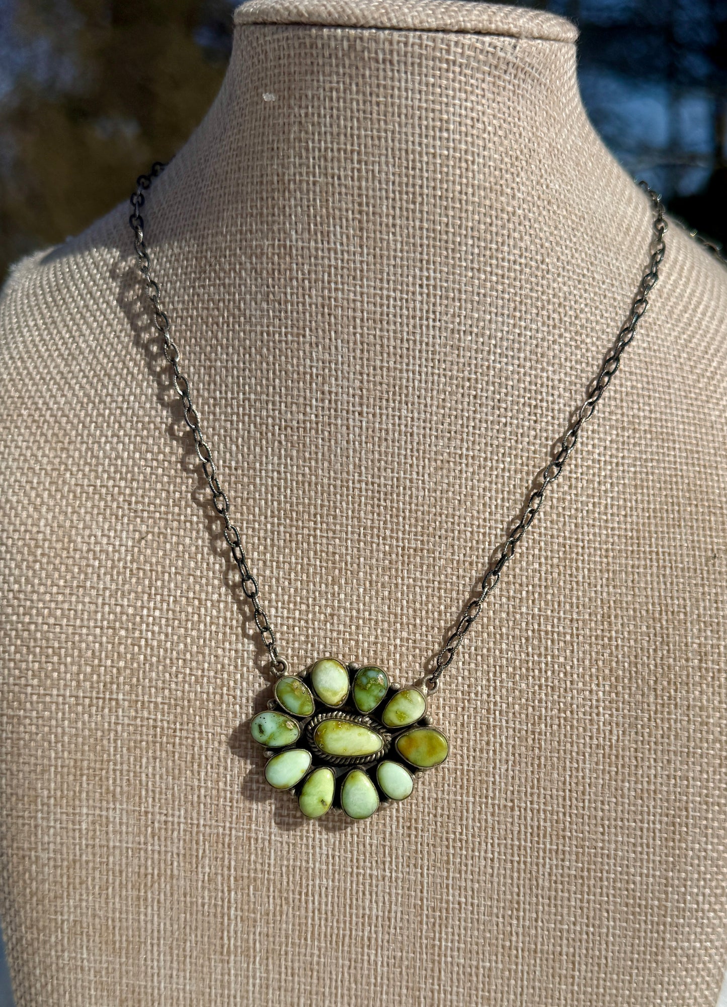 Palomino cluster necklace (top row)