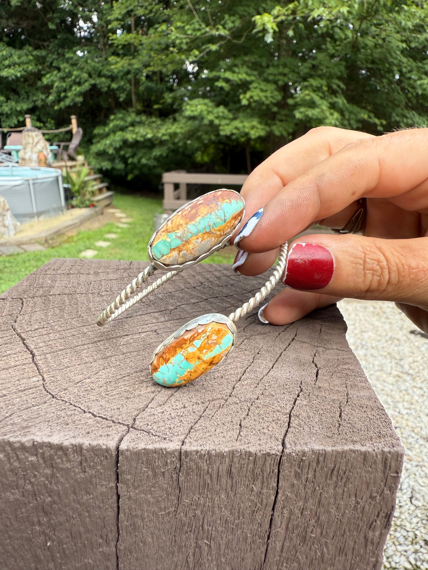 Royston ribbon wrap cuff