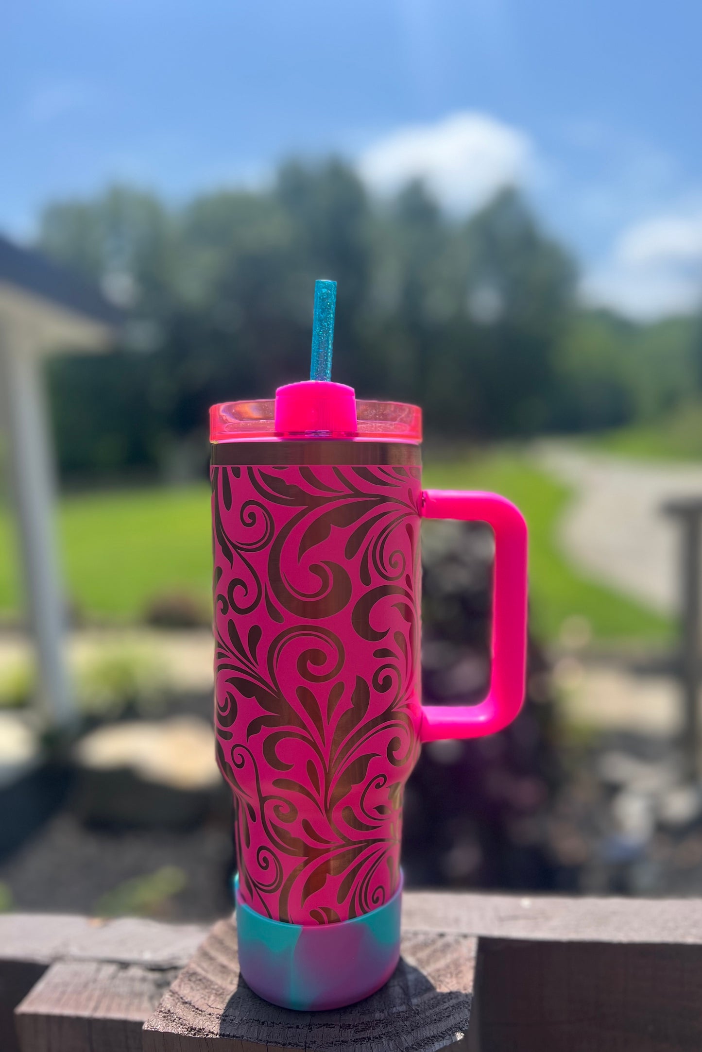 Copper Engraved Tumblers-40oz