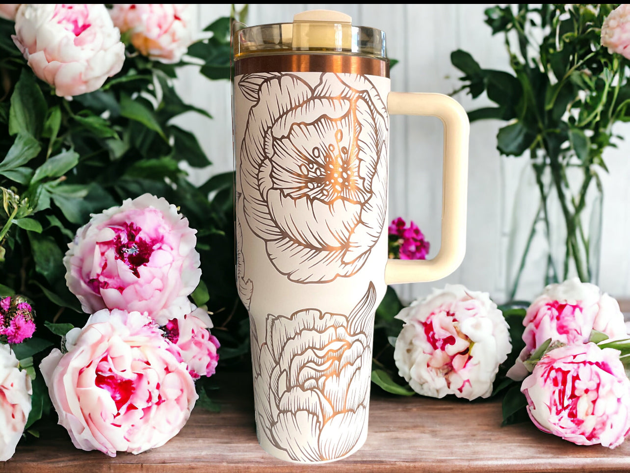 Copper Engraved Tumblers-40oz