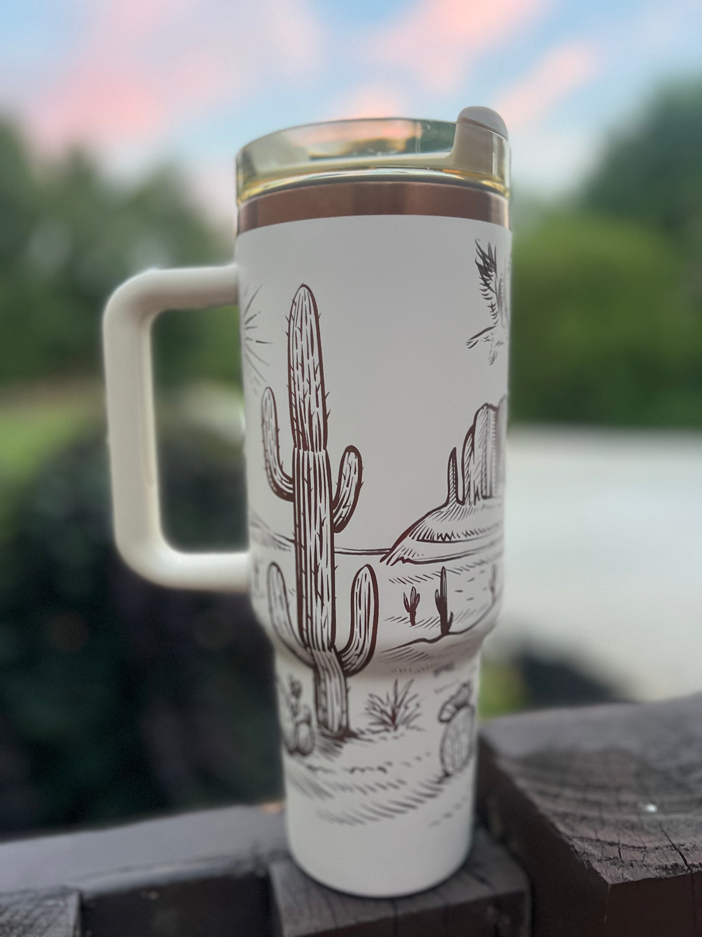 Copper Engraved Tumblers-40oz