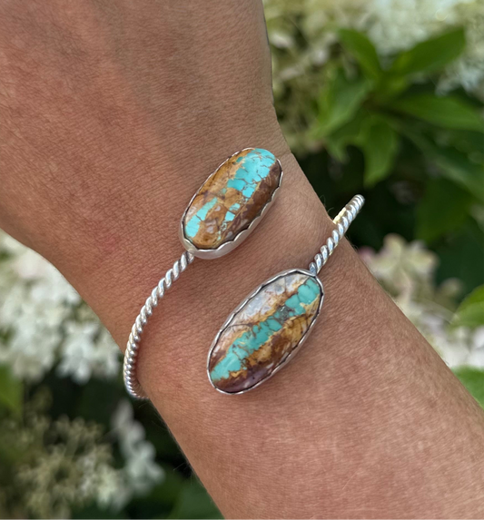 Royston ribbon wrap cuff