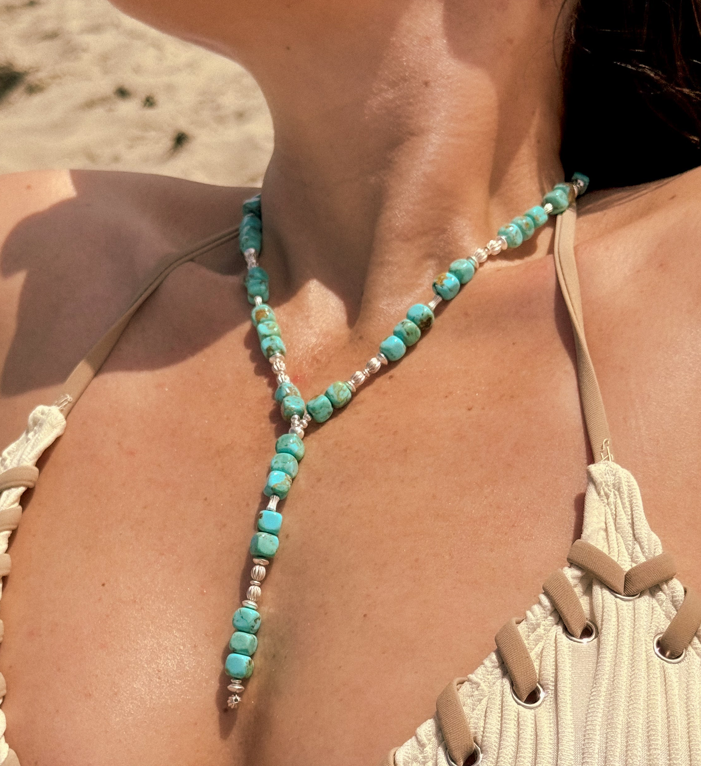 Genuine high grade turquoise necklace