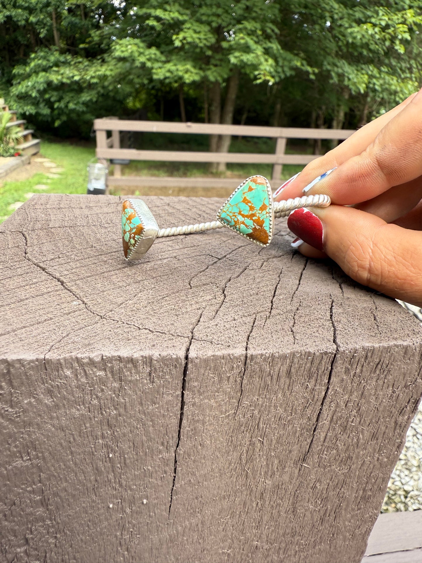 Kings Manassa turquoise cuff