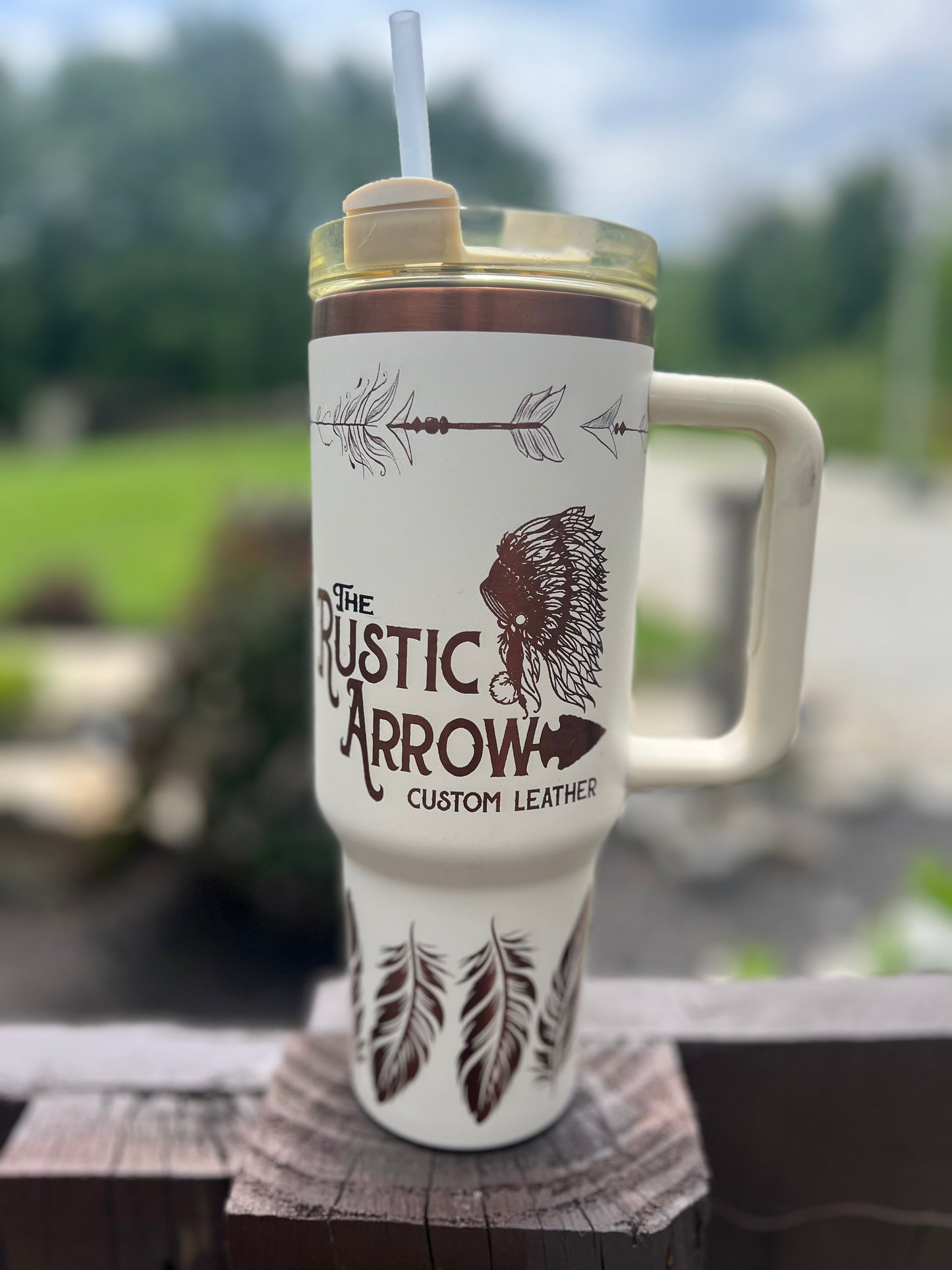 Copper Engraved Tumblers-40oz