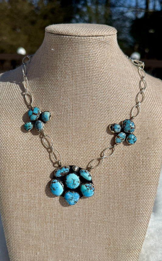 Golden hills statement necklace